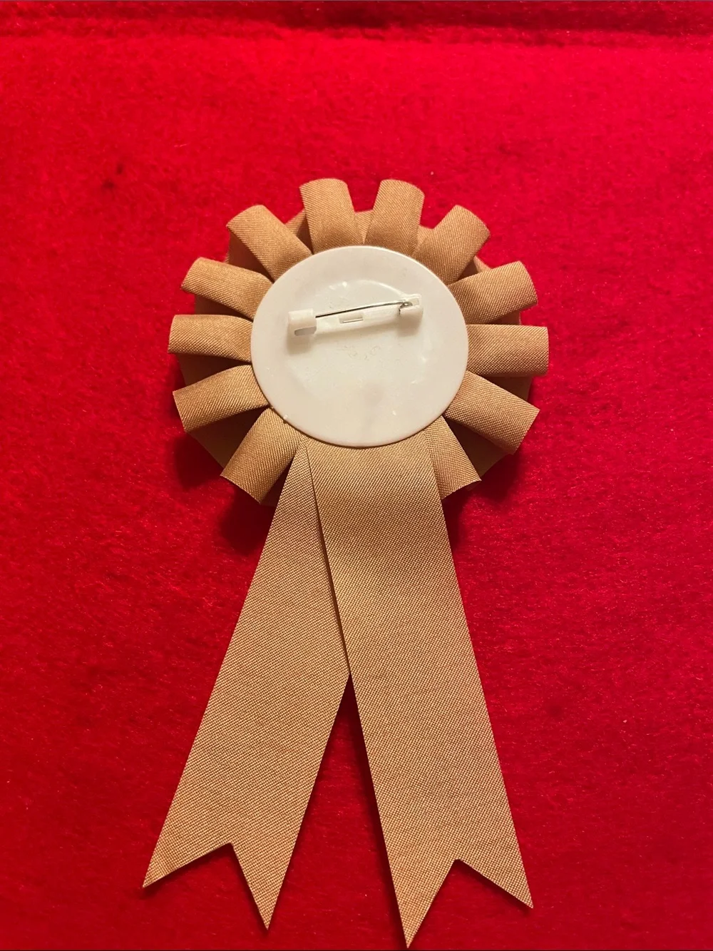 Mommy to Be Rosette Badge Set - Brown and Rose Gold